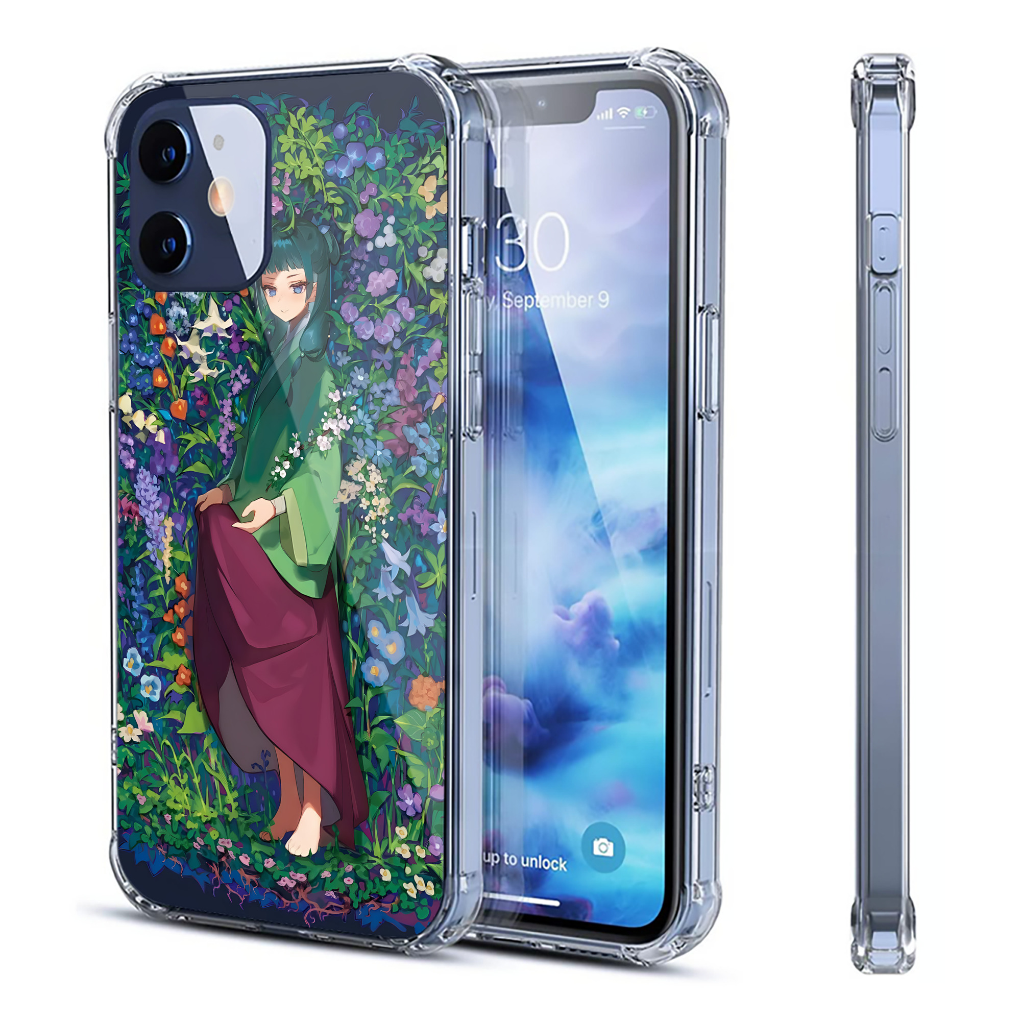 （画像用） 薬屋のひとりごと The Apothecary Diaries 【iPhone 12シリーズ対応】透明スマホケース（クリアソフトケース）